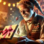 uomo ricorda un momento magico del suo passato grazie a un regalo ricevuto